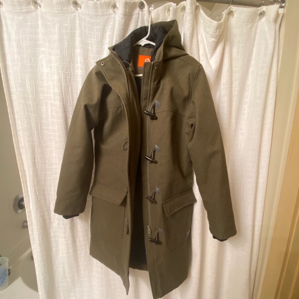 Merrell haven coat dark green